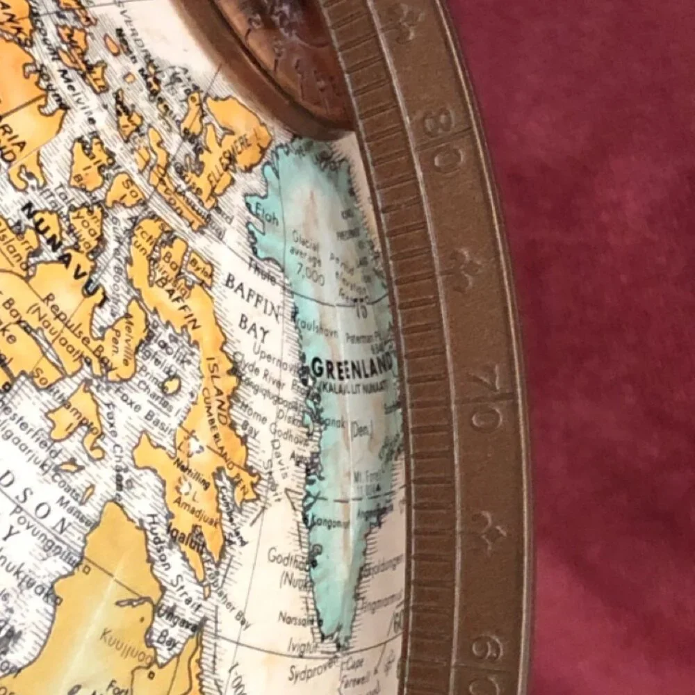 Morgan Globe 12” Diameter, by Replogle World Classic Series, Hardwood Base - Picture 2 of 16